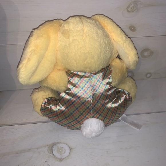 RARE NWOT Disney Lilo and Stitch 10” Plush Easter Bunny Rabbit Costume Yellow - Picture 14 of 14